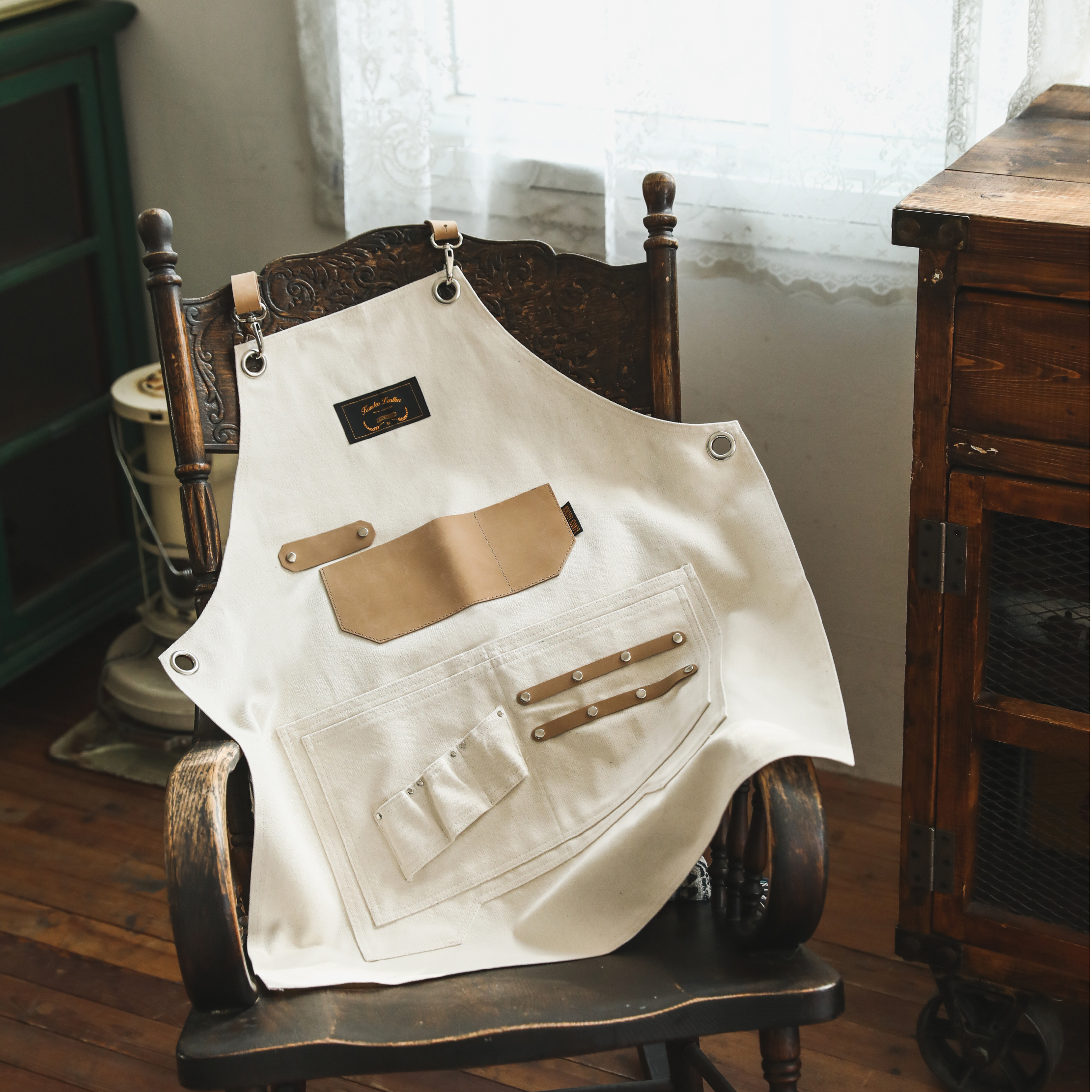 칸데오레더 바리스타 카페 앞치마 무디 쿠키앤크림