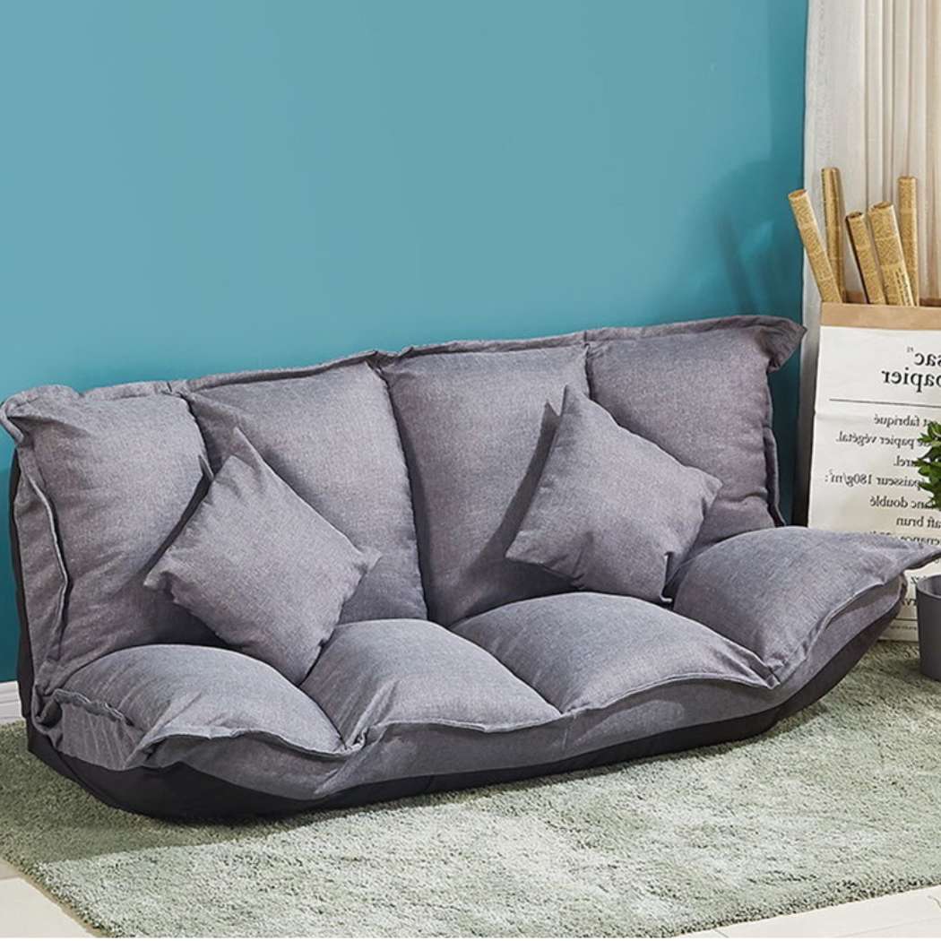 바닥 2인용좌식쇼파 낮은 다리없는 소파 저상형 소파