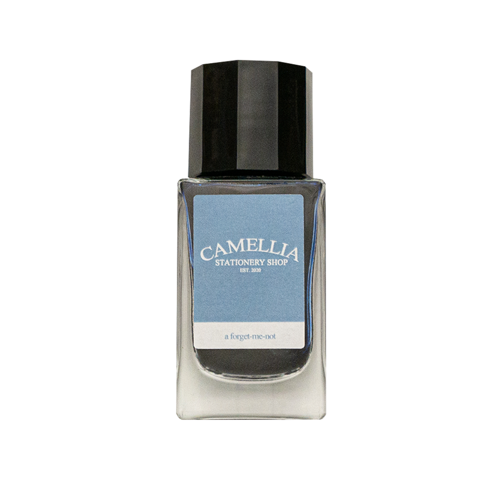 발색이 좋고 필기감이 부드러운 동백문구점 만년필잉크 물망초 30ml Pale Blue - 메인 이미지
