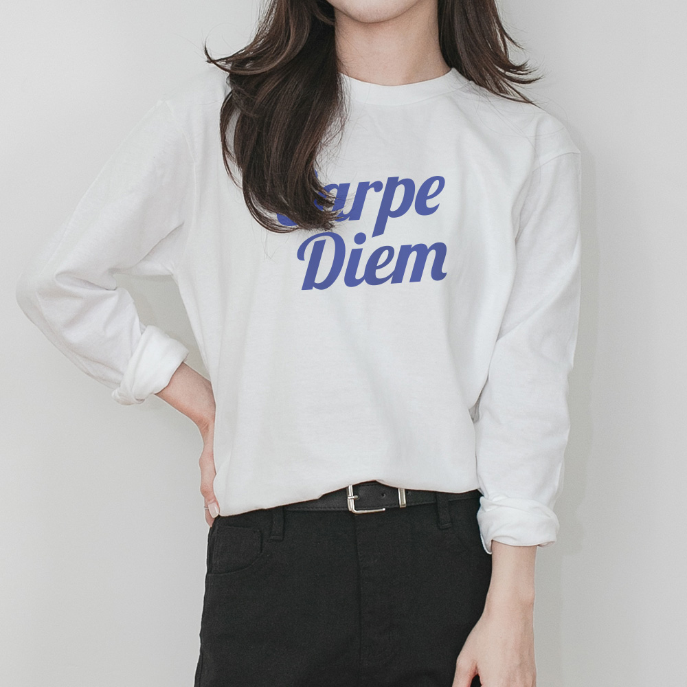 여성 긴팔 면티셔츠 레이어드 여자흰티셔츠 이미지 3