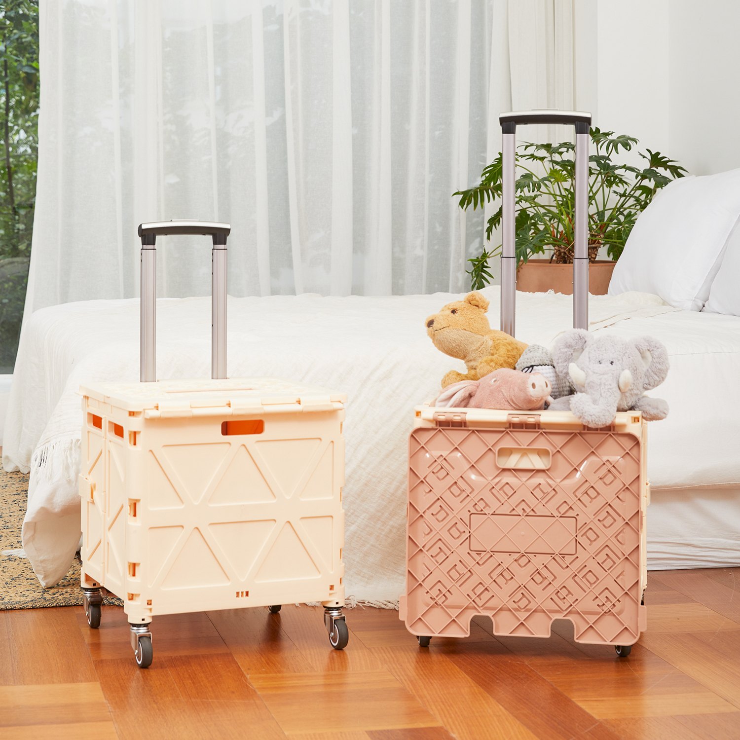 코드리빙 이지캐리 접이식 핸드카트 쇼핑 폴딩카트 장바구니캐리어 A70BE