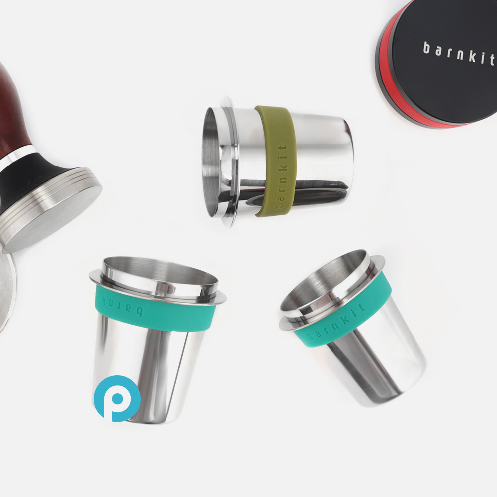 도징컵 51mm 포터필터 레벨링툴 채널링 커피 흘림 뭉침 방지용 분쇄컵