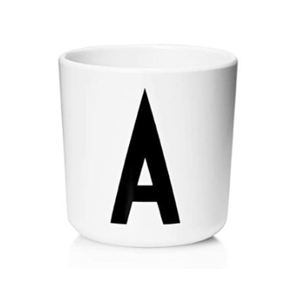 디자인레터스 멜라민 알파벳 컵 머그 A - 메인 이미지