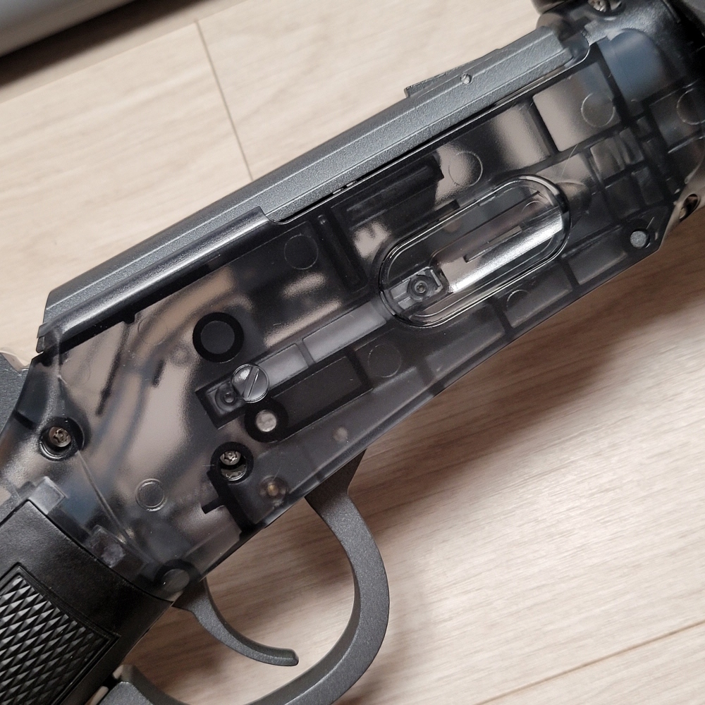 레버액션 콕킹 에어소프트 투명 너프탄 수정탄 윈체스터 m1894 그레이 - 상세 이미지 2