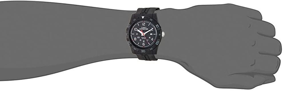 타이맥스 익스페디션 탐험용 방수 스포츠 시계 남자 손목시계 44mm TIMEX 레진 블랙 - 상세 이미지 2