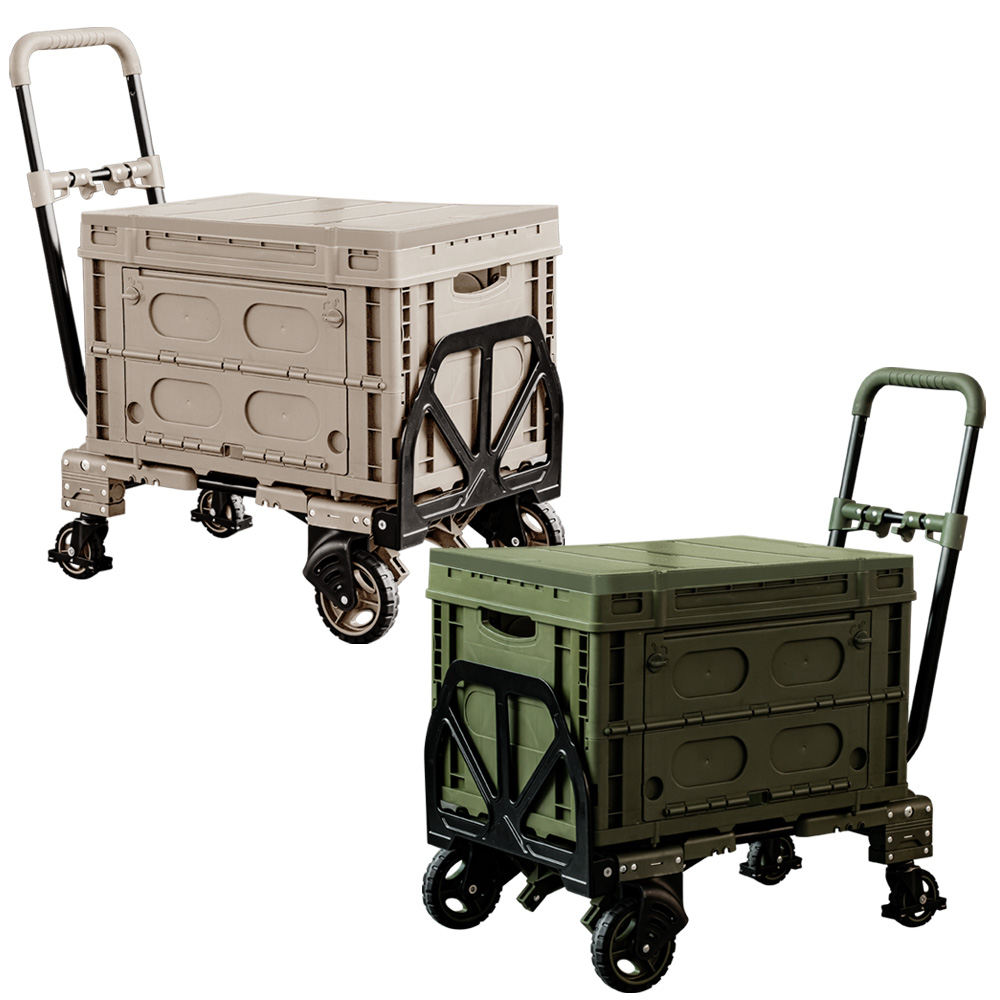 로티캠프 웨건 캠핑 카트 폴딩 접이식 캐리어 수레 FW-90TPC+ECB SET