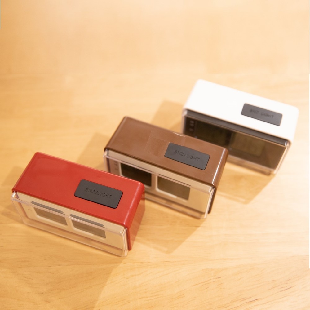 이코노미쿠스 레트로 무소음 건전지 전자 탁상 시계 알람시계 디지털 플립 미니 snooze