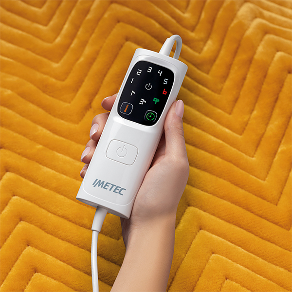 이탈리아 이메텍 전기담요 다용도 전기이불 캠핑담요 오버블랑켓 슈퍼싱글 GOK-920 (골드 헤링본)