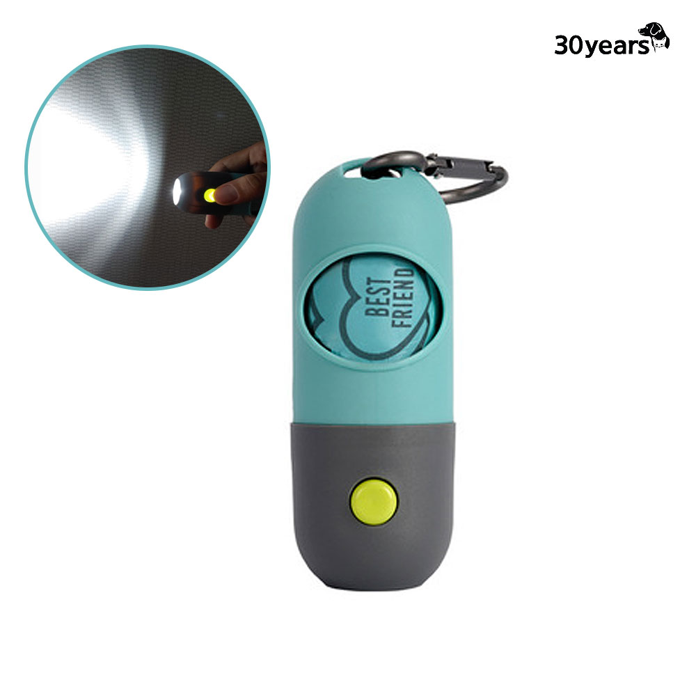 강아지 배변봉투 LED 똥츄 풉백