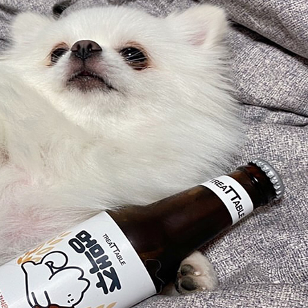 멍맥주 트릿테이블 멍음료 강아지 맥주 반려견 음료수 220ml - 상세 이미지 2