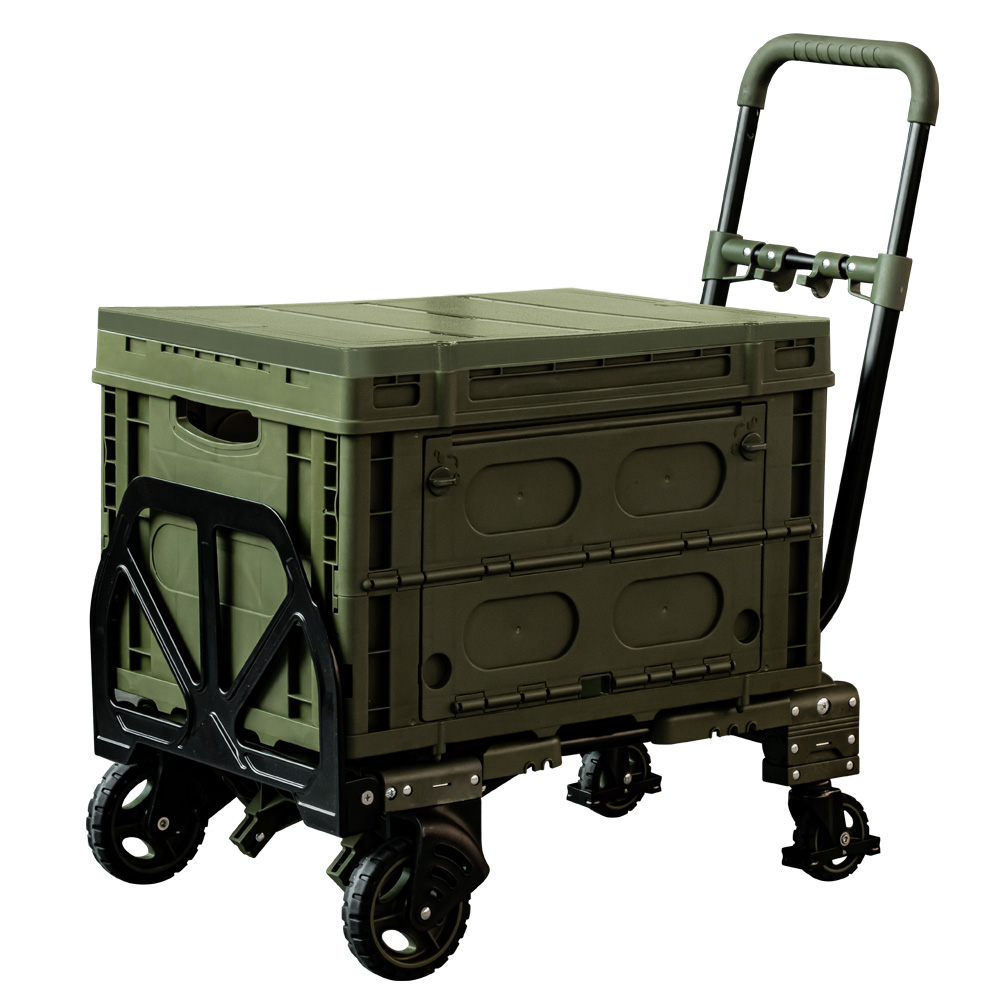 로티캠프 웨건 캠핑 카트 폴딩 접이식 캐리어 수레 FW-90TPC+ECB SET