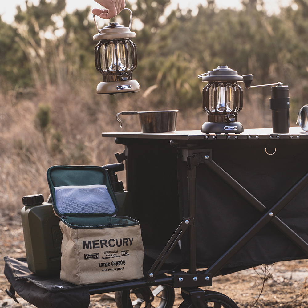 복스 VAUX 감성 캠핑 랜턴 센티멘탈 빈티지 조명 LED 충전식 차박 라이트 무드등