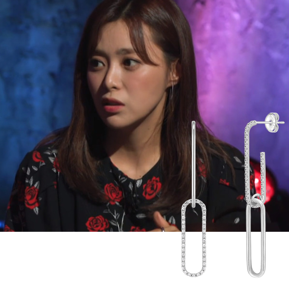 [손예진 착용] 폴브리알 주얼리 체인 루프 귀걸이 PYBE0231 - 상세 이미지 2