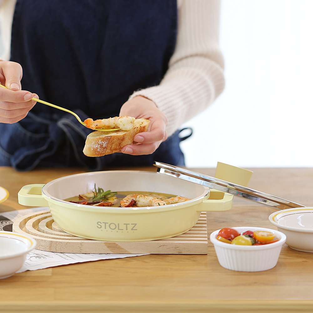 STOLTZ 슈톨츠 머랭 쿡웨어 IH 전골냄비 20cm 국내생산 통주물 냄비 - 상세 이미지 5