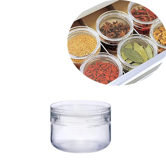 셀러메이트 밀폐 유리병 과일청 수제청 양념병 조미료병 납작형 S3 170ml - 상품 이미지