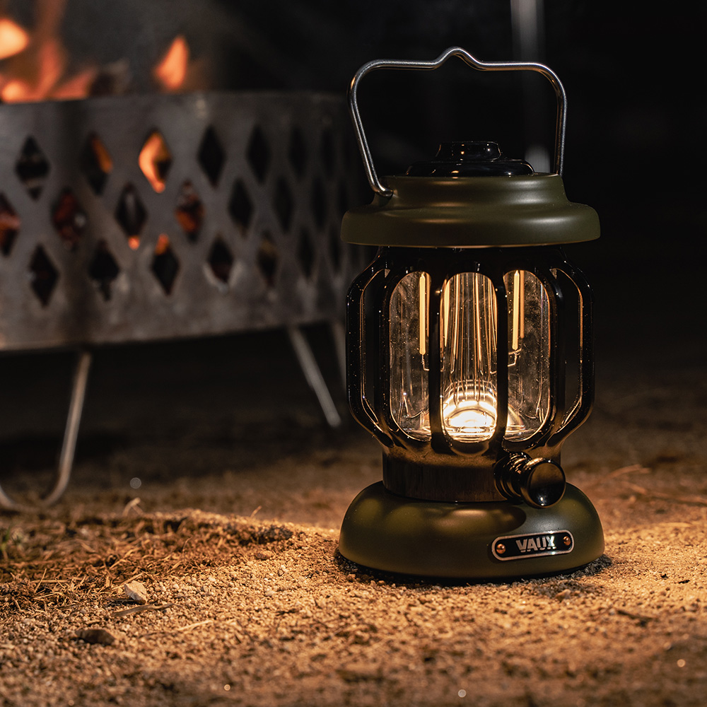 복스 VAUX 감성 캠핑 랜턴 센티멘탈 빈티지 조명 LED 충전식 차박 라이트 무드등