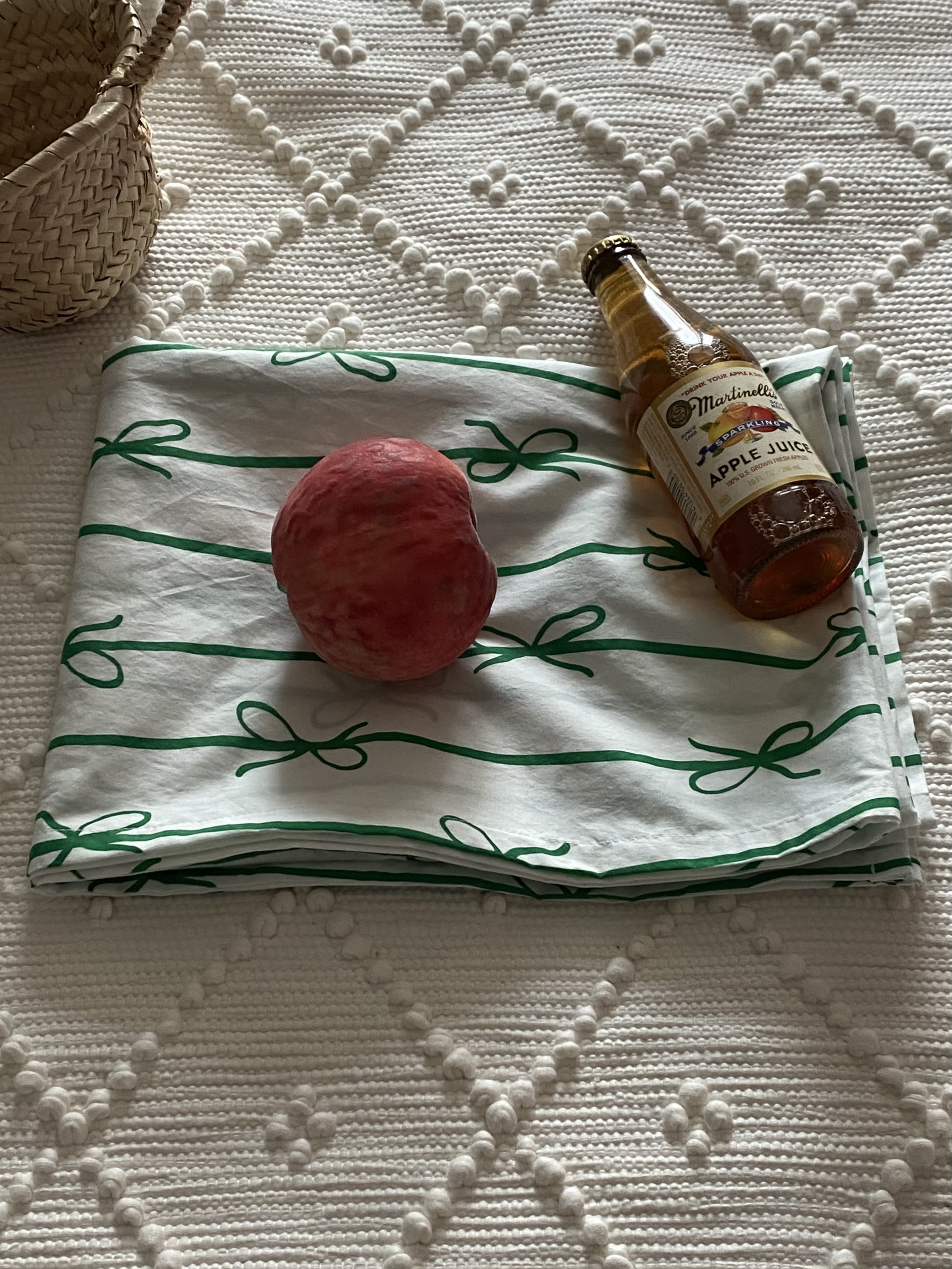 리본 테이블보 아일랜드 식탁보 밥솥 덮개 캠핑 테이블보