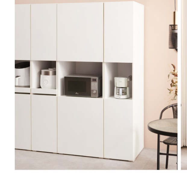 전기 밥솥 수납장 600 광파 오븐장 전자렌지 키 큰 장