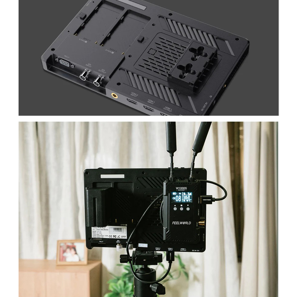 필월드 LUT11S 10.1인치 4K 카메라 필드 모니터 3G-SDI HDMI 이미지 6