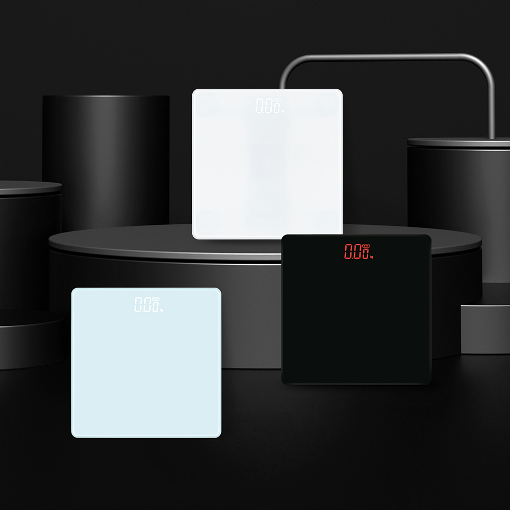노바리빙 디지털 LED 모던 미니 체중계 몸무게 측정기
