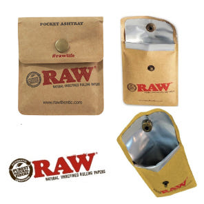 RAW 휴대용 에티켓 재떨이 비상용 담배재털이