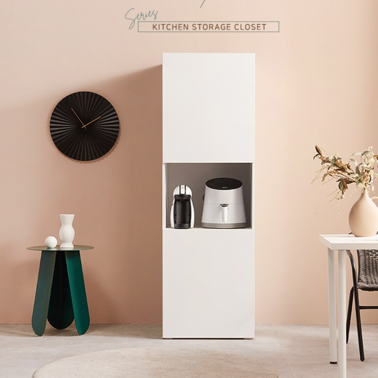 전기 밥솥 수납장 600 광파 오븐장 전자렌지 키 큰 장