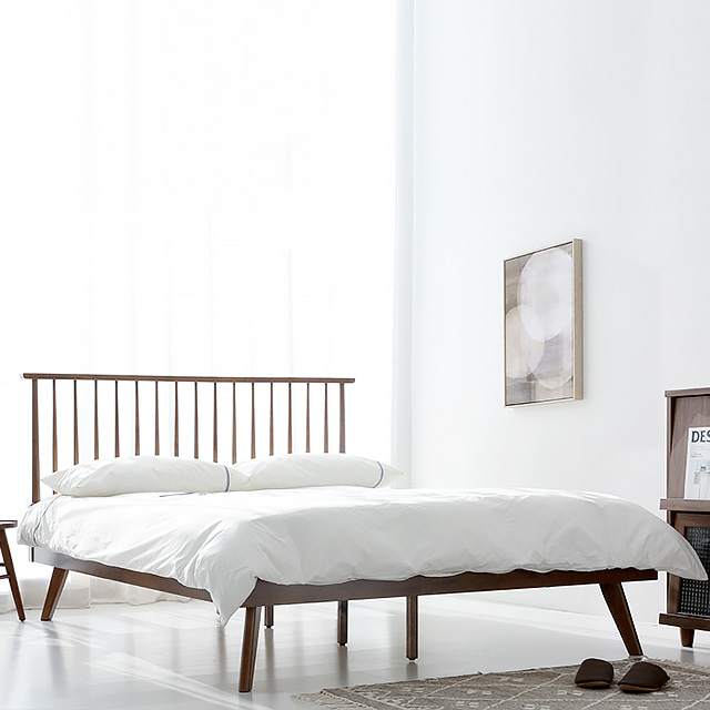 퀸침대 퀸사이즈 프레임 저상형 평상형 신혼부부 고등학생 원목 조립식 침대