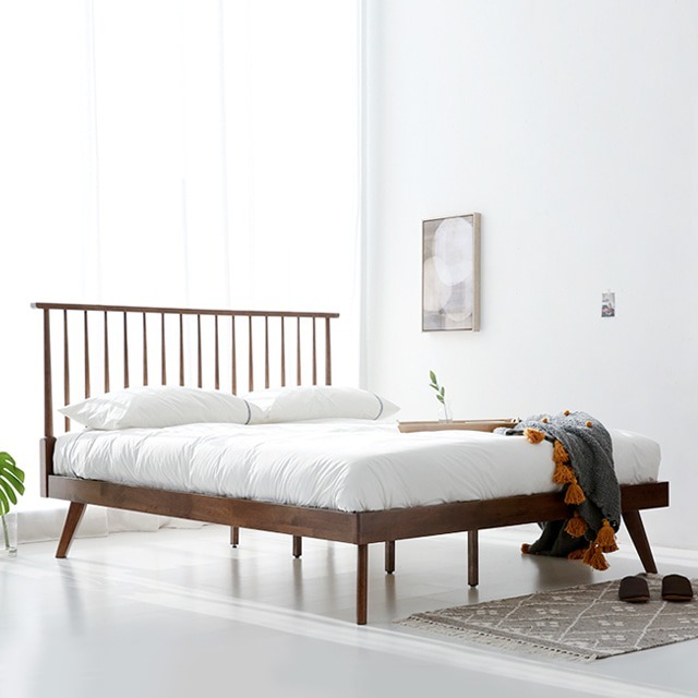 퀸침대 퀸사이즈 프레임 저상형 평상형 신혼부부 고등학생 원목 조립식 침대