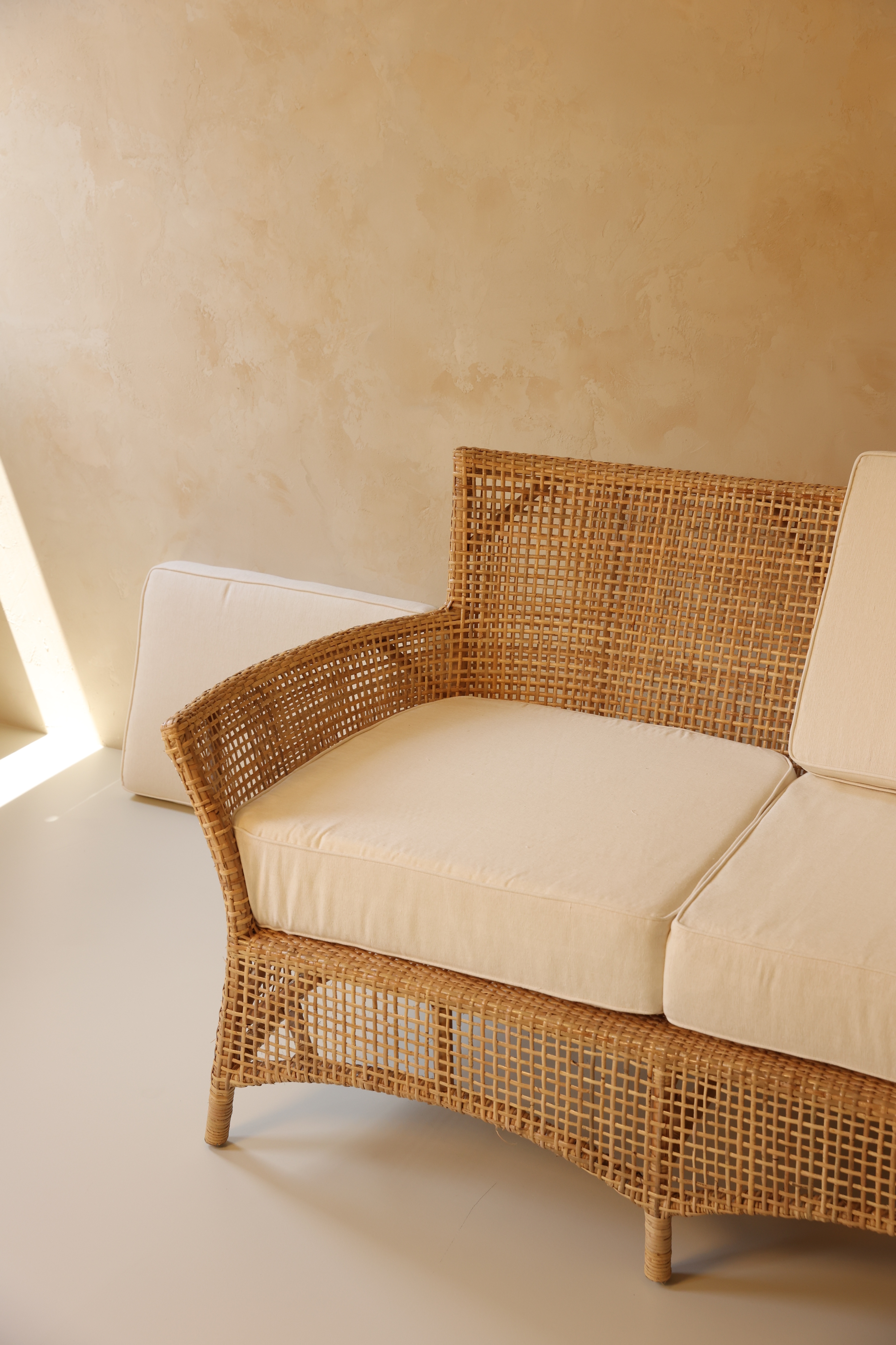 헤일리 Peel 2인용 라탄소파(방석포함)