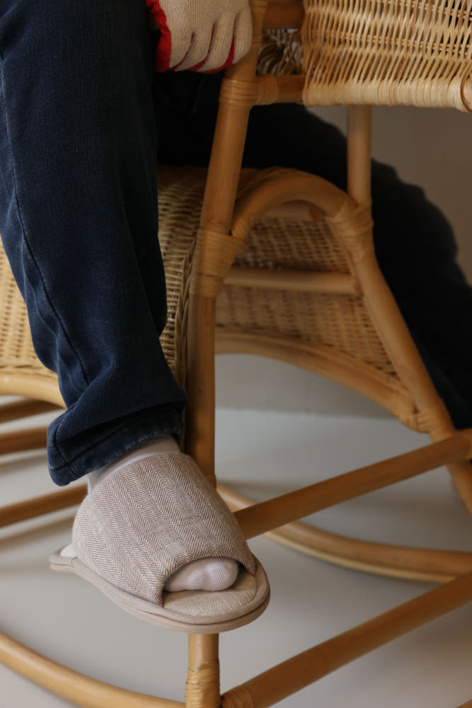 마리 HORSE 라탄 흔들의자