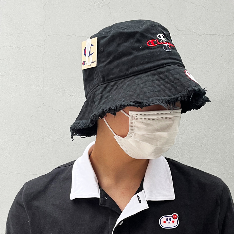 [국내] 챔피온 빈티지 엣지 멀티로고 버킷햇 남자 버킷캡 등산모자 데일리룩 벙거지모자 - 상세 이미지 5