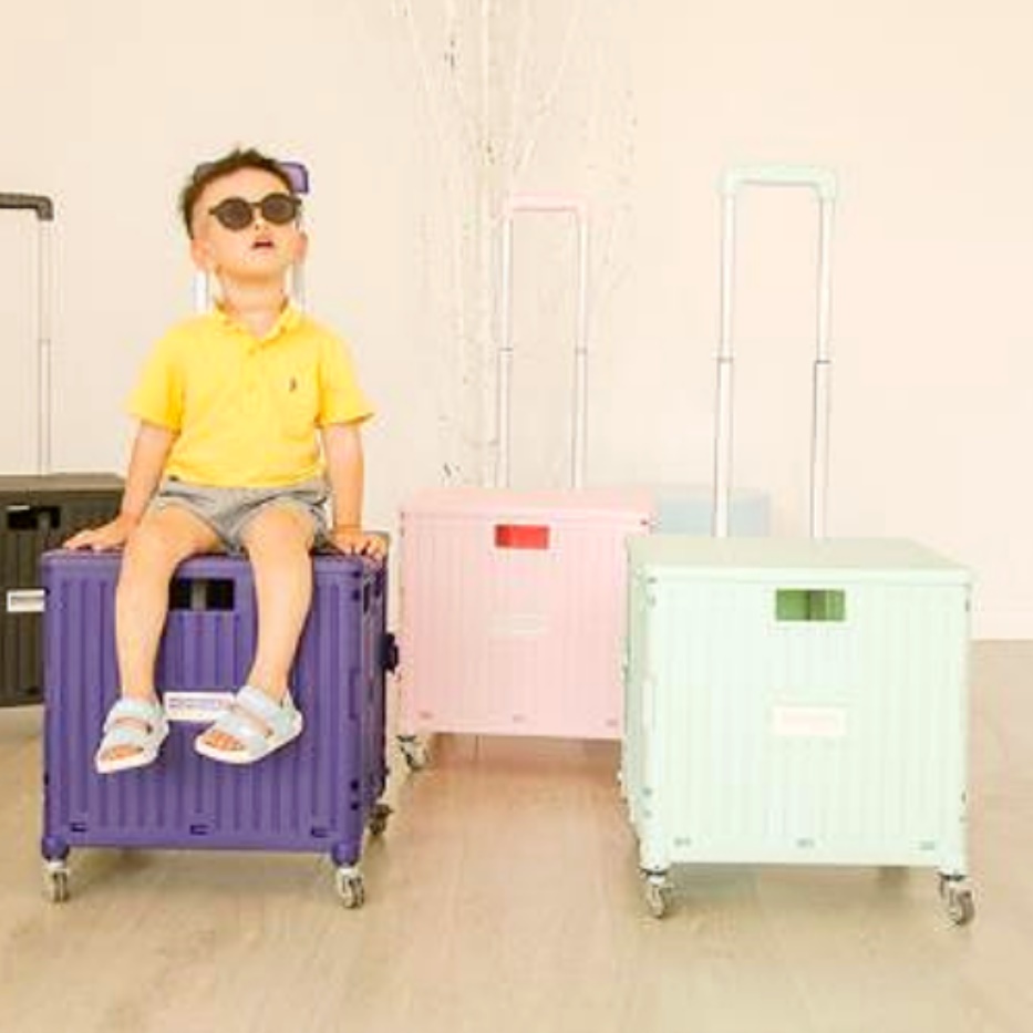 접이식 카트 특대형 4바퀴 쇼핑 카트 캠핑용 네모 핸드 카트