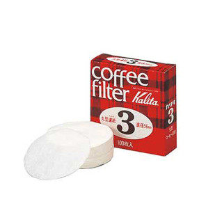 칼리타 원형 필터 #3 커피필터 여과지 3호 100매