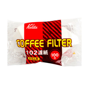 칼리타 2~4인용 화이트 커피필터 여과지 100매 NK102