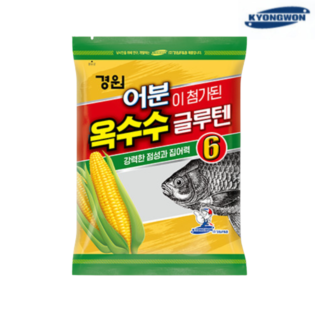 경원산업 어분 옥수수 글루텐 민물 잉어 향어 붕어 낚시 떡밥 미끼 - 메인 이미지