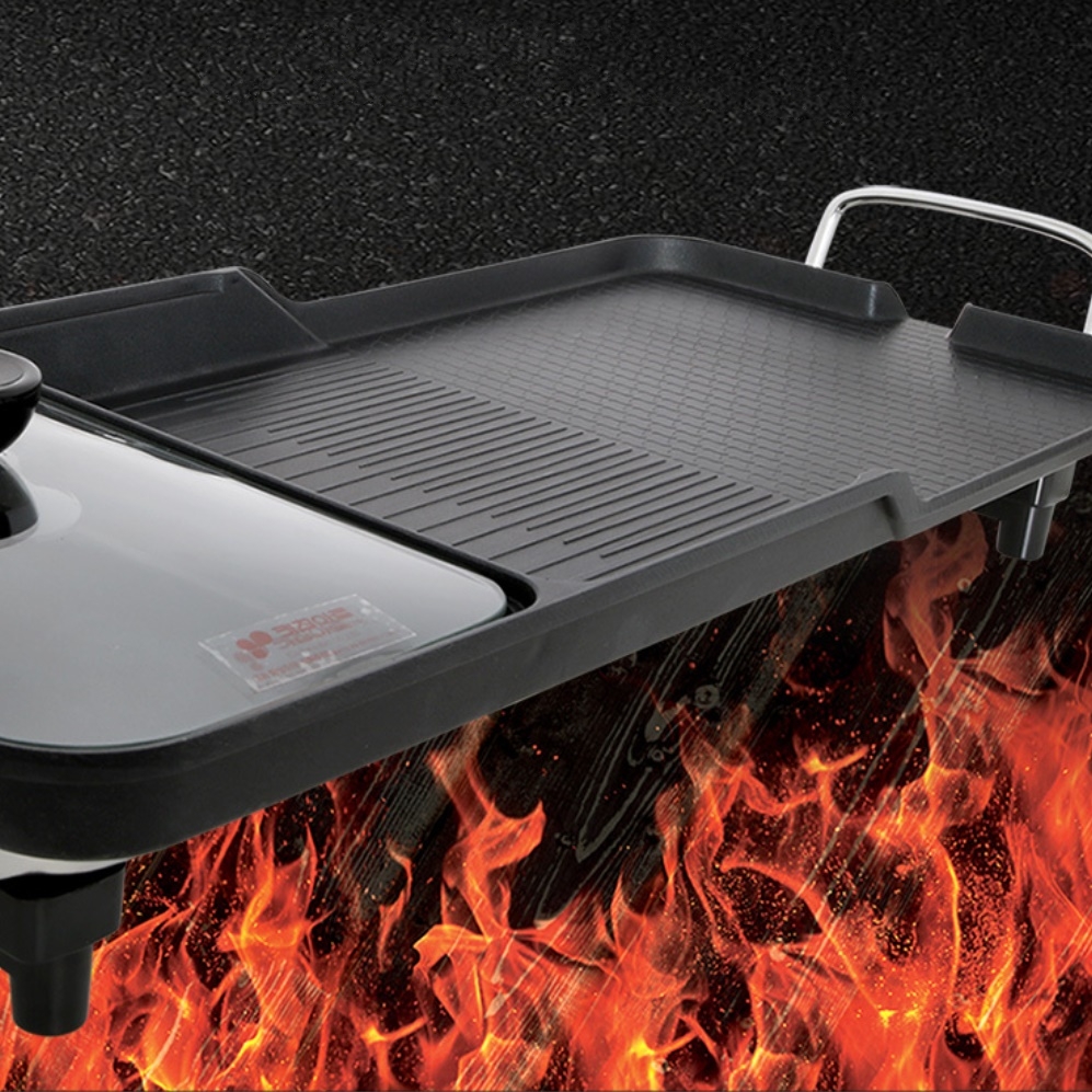 캠핑용 고기굽는그릴 멀티 전기그릴 전기고기판 