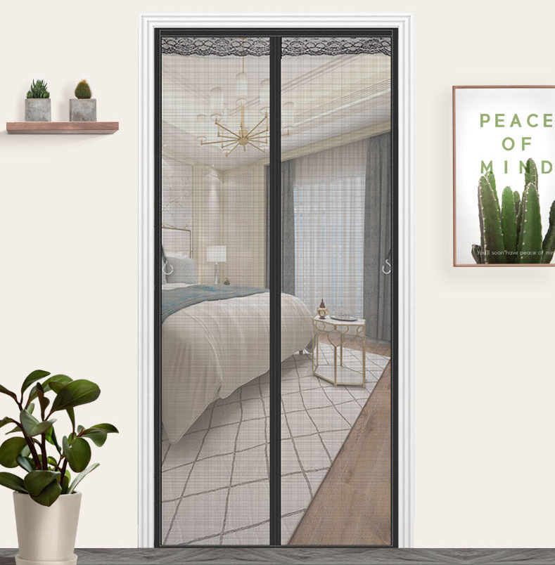 자석방충망 마그네틱 현관방충문 현관모기장 방범 현관문 미세먼지 창문방충망 블랙소