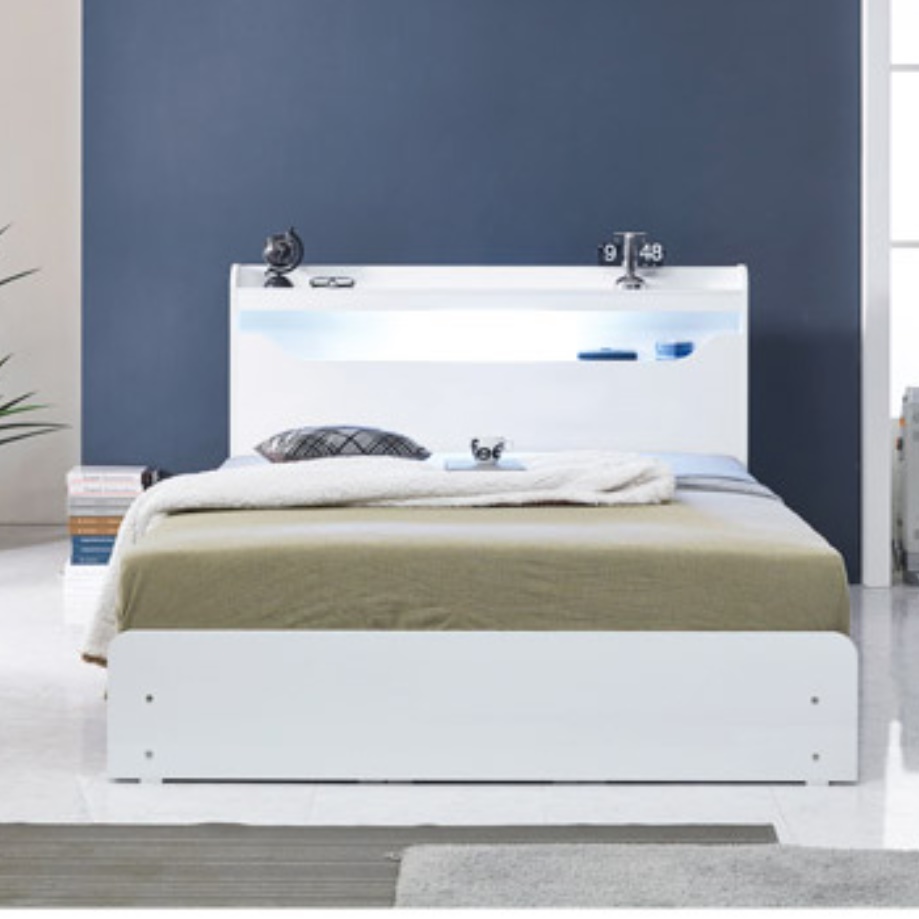 낮은 침대 프레임 고등학생 호텔식 침대 아이방 침대