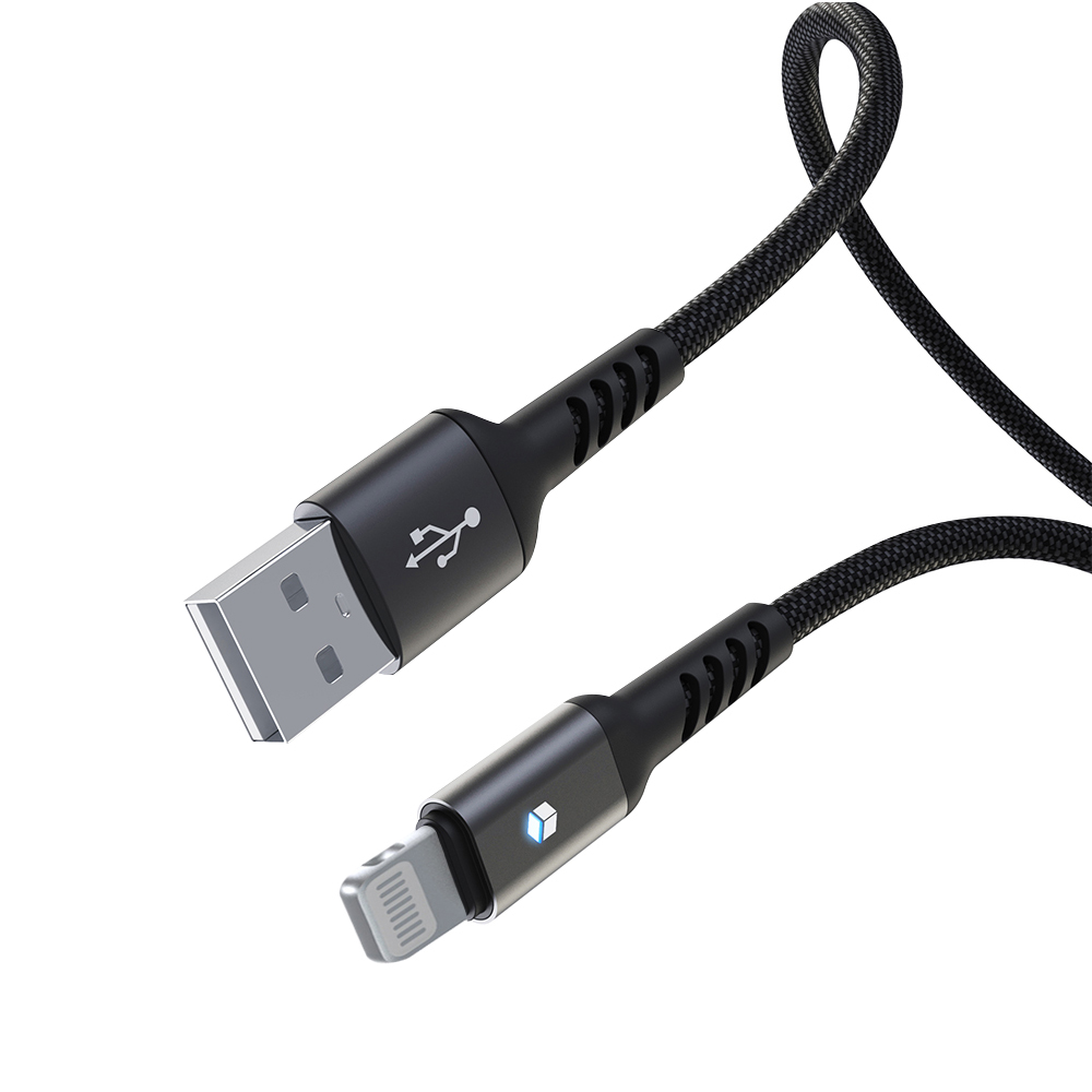 아이폰 고속 충전케이블 USB to 라이트닝 8핀 LED 플렉시블 30cm - 상세 이미지 4
