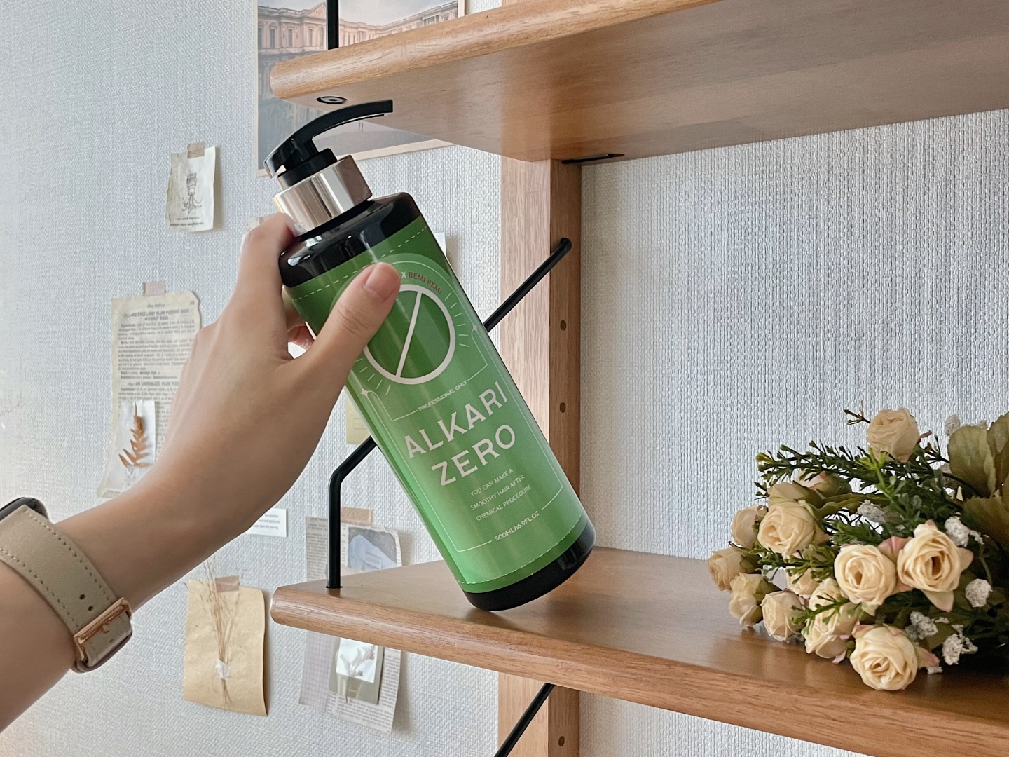 염색 물빠짐 억제 및 PH조절 알카리제로 헤어 프레클리닉 500ml 두피보호효과 - 상품 이미지