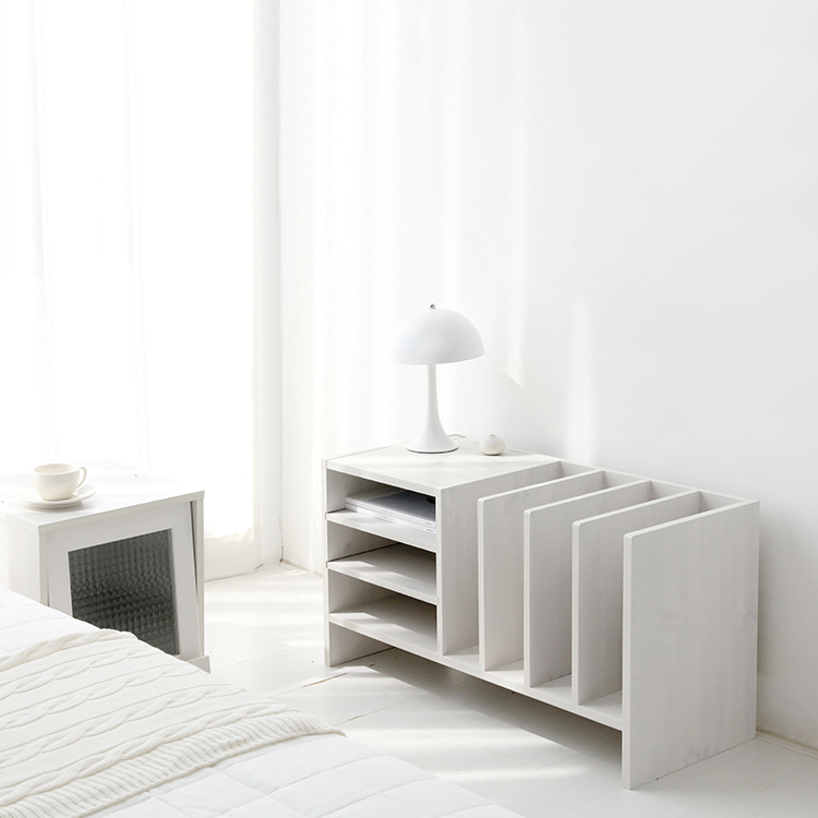 숄리드 책꽂이 8245 SHM4582 820x340x450mm, 3단, 화이트파인베니어 9544.8025 - 상세 이미지 2