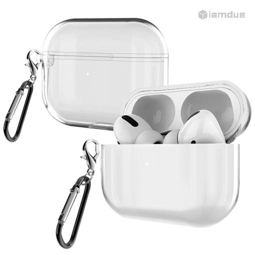 에어팟 프로 PRO 투명 케이스 키링 TPU 1세대 2세대 공용
