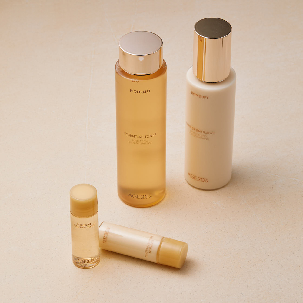 에이지투웨니스 바이옴리프트 스킨케어 4종 세트 (토너195ml+에멀젼150ml+토너20ml+에멀젼20ml)+쇼핑백 증정 이미지 2