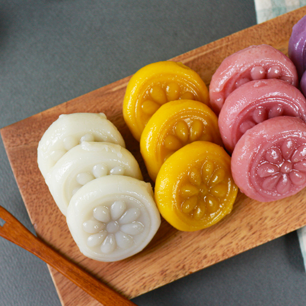 추석 오색 송편 1kg 떡 맛집 꽃송편 - 상세 이미지 5