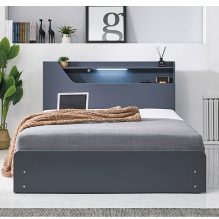 낮은 침대 프레임 호텔식 침대 고등학생 아이방 침대