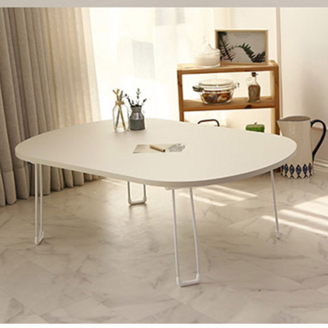 접이식 좌식 식탁 인테리어 높은 소파 테이블 대형 좌식 테이블