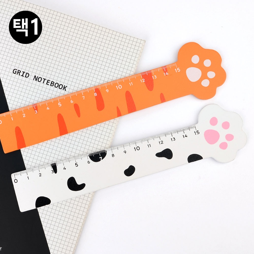 15센티 자 15센치 미니자 문구자 나무 방안자 15cm - 상세 이미지 2