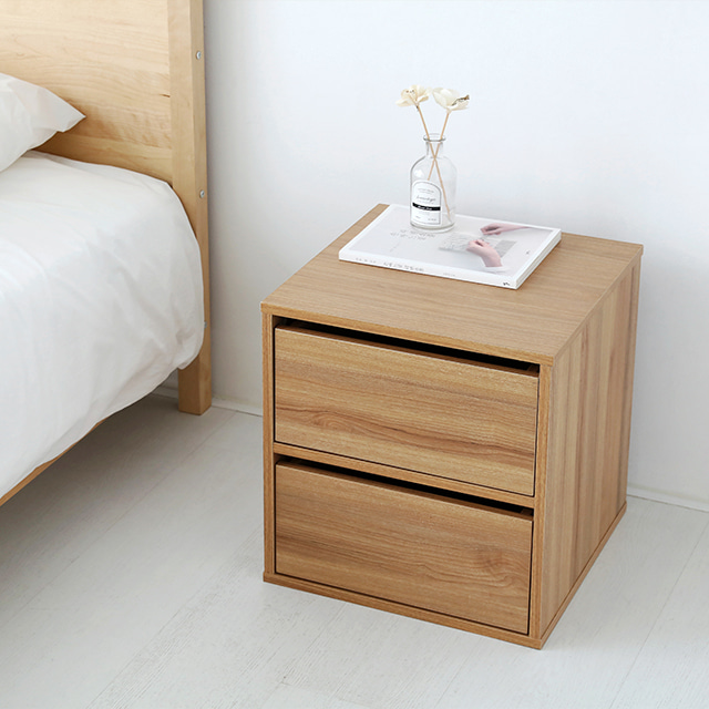 숄리드 서랍 DRM4235D2 390mmx390mmx420mm, 2단, 캄포어베니어 5781.9099 - 상세 이미지 4