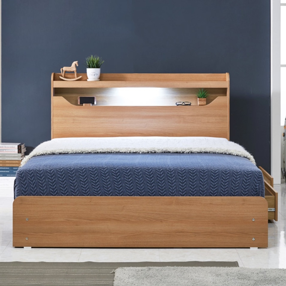 저상형 수납 침대 고등학생 호텔식 저상 서랍형침대프레임