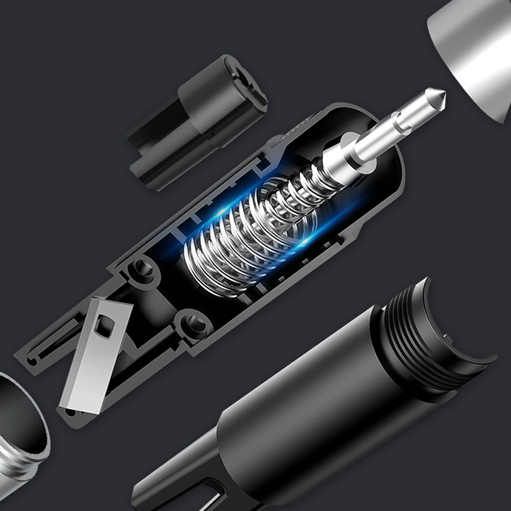 차량용 비상용 비상탈출 망치 안전벨트 절단기 자동차 유리창문 아이로켓